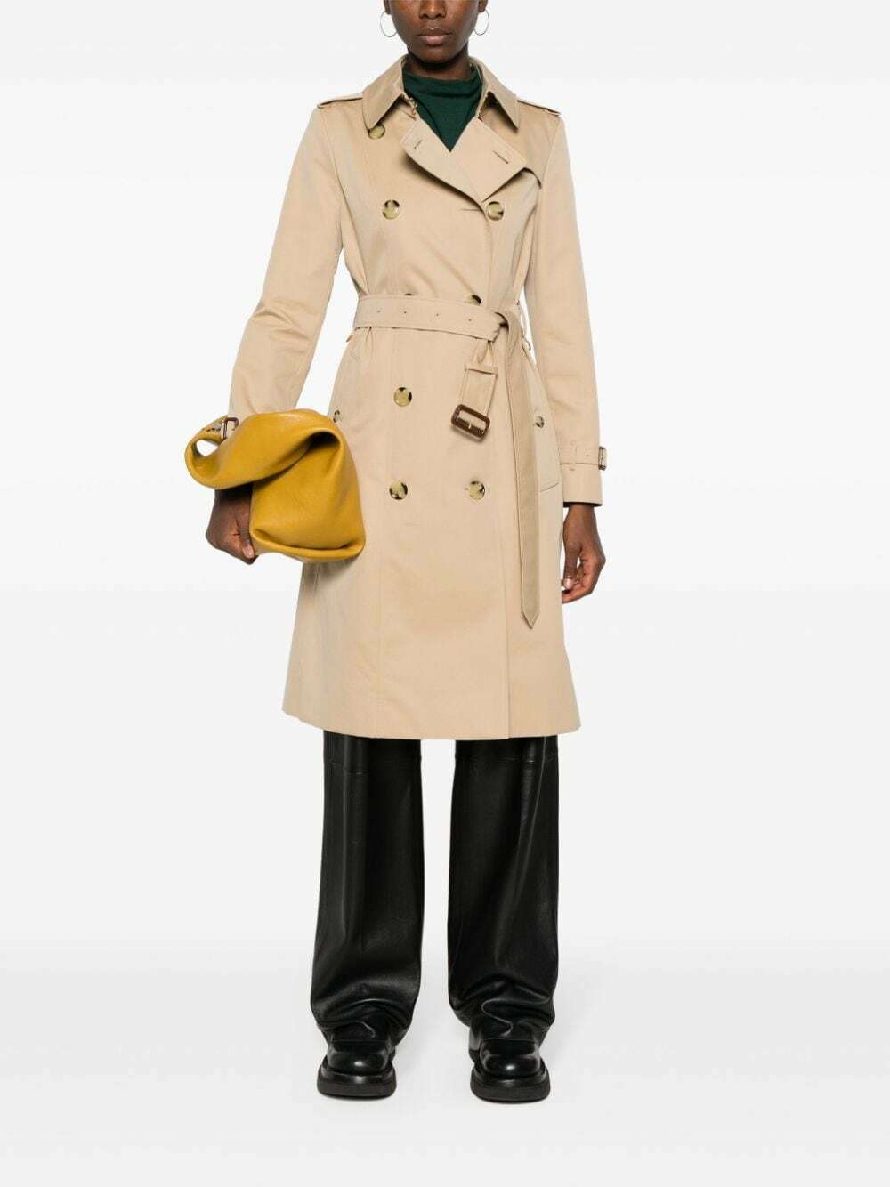 BURBERRY - Chelsea Cotton Trench Coat Burberry