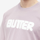 Butter Goods Rounded Logo T-Shirt in Washed Berry