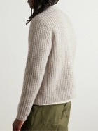 James Perse - Waffle-Knit Cashmere Cardigan - Neutrals
