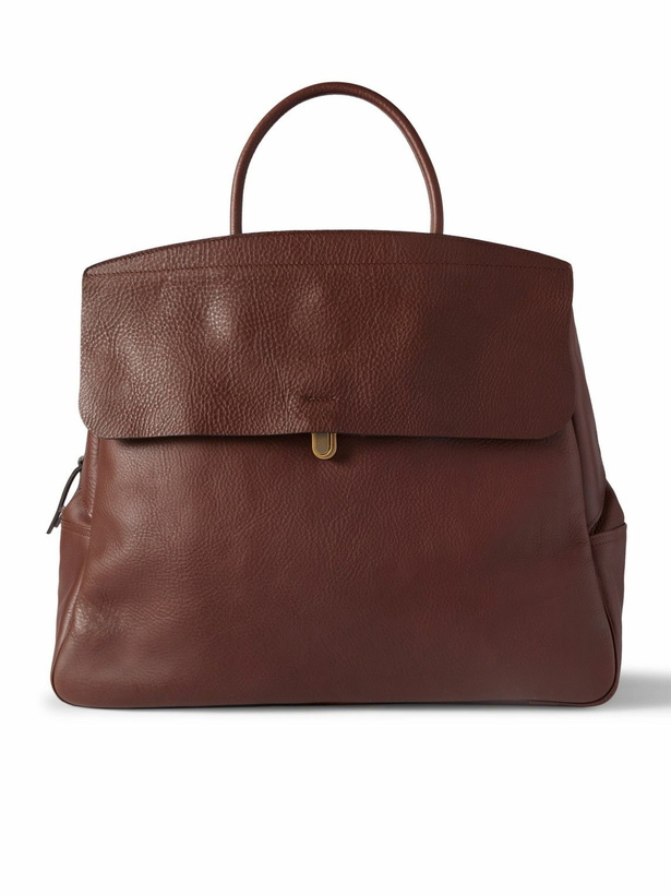 Photo: Bleu de Chauffe - Zoom Full-Grain Leather Weekend Bag