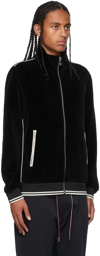 Moncler Black Velvet Maglia Cardigan