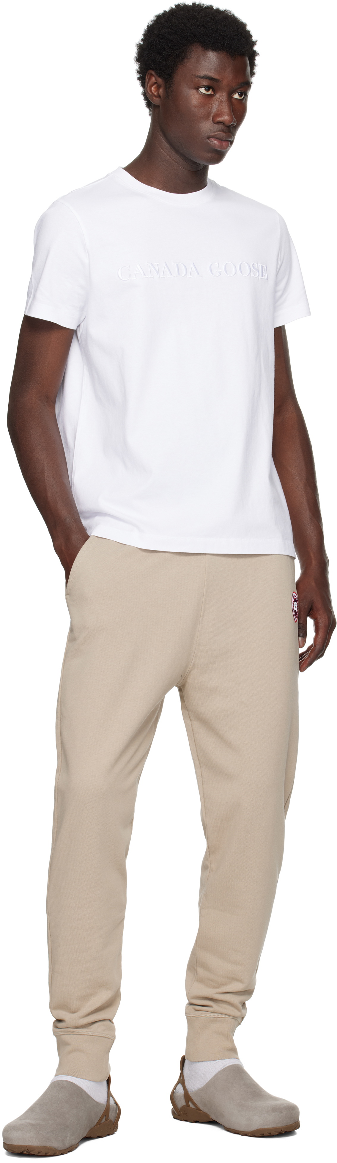 Canada Goose White Emerson Crewneck T-shirt