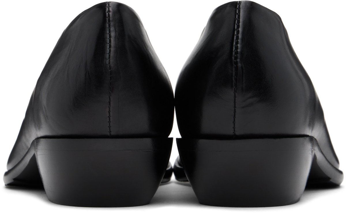 Random Identities Black Pantoufle Loafers