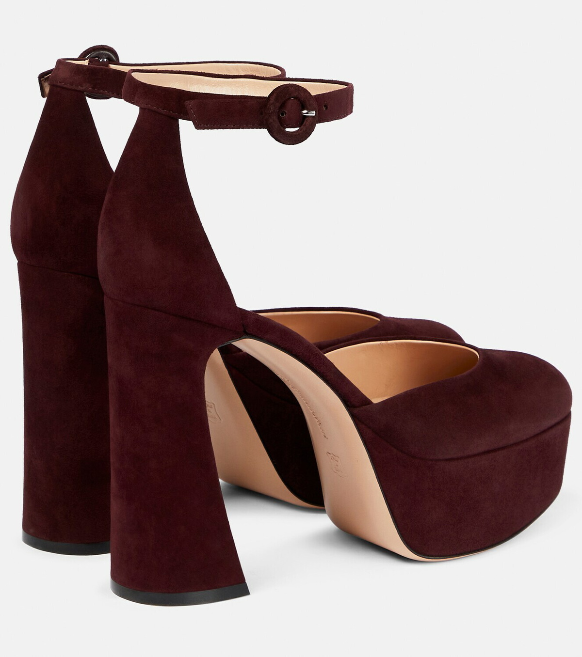 ■GIANVITO ROSSI■Holly D'orsay スエードパンプス 12cm Gianvito Rossi Holly D'orsay suede pumps Gianvito Rossi