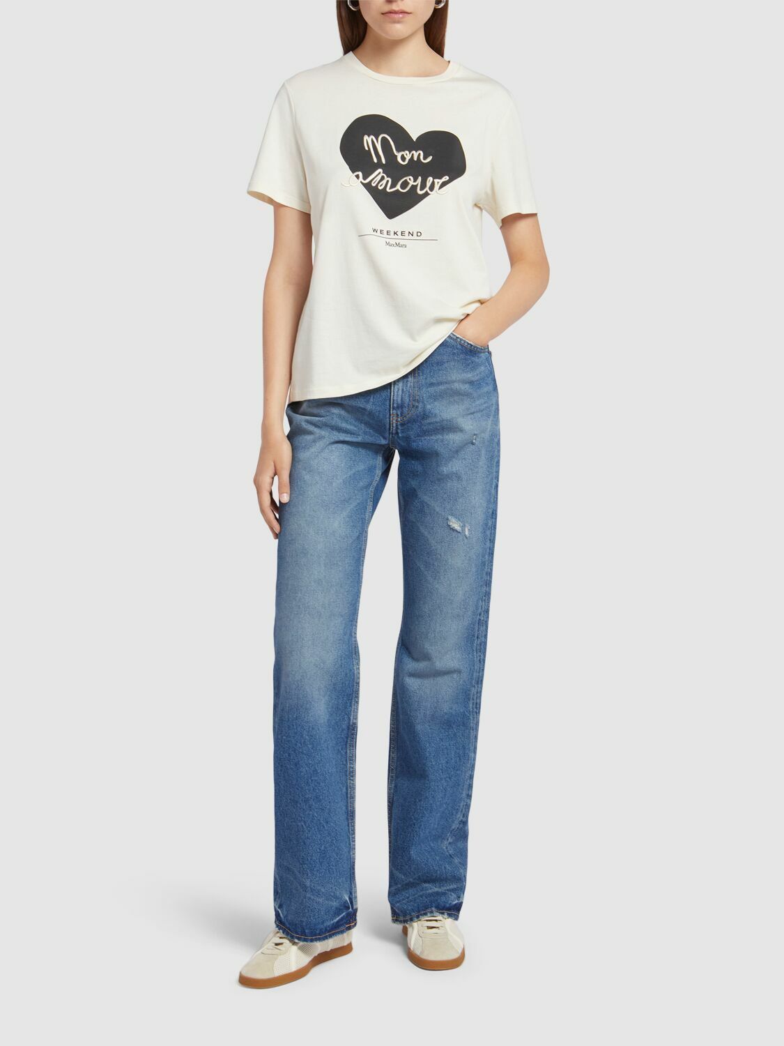 WEEKEND MAX MARA Vello Cotton Jersey T-shirt Weekend Max Mara