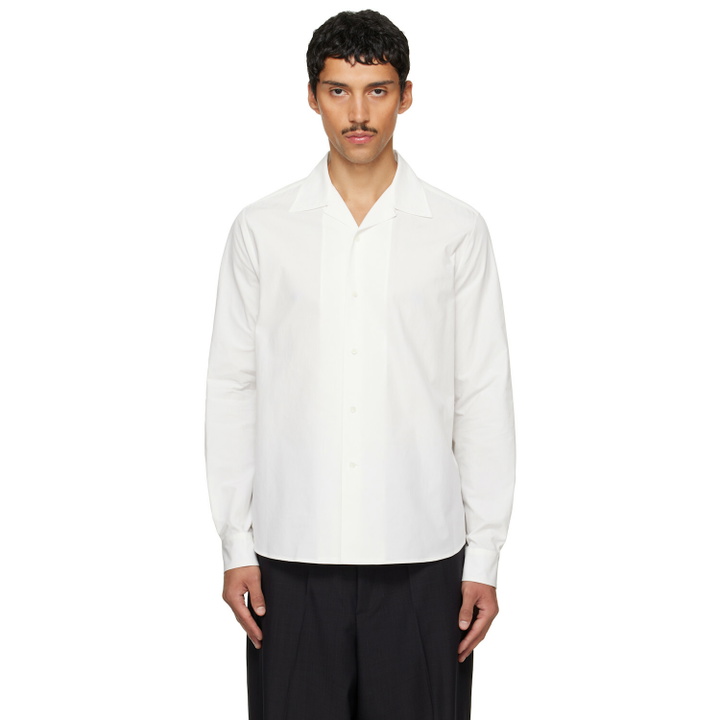 Photo: Jil Sander Off-White Camp Collar Shirt