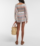 Missoni Mare Zig-zag high-rise wide-leg shorts