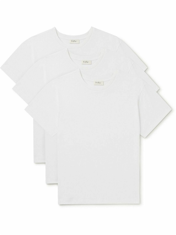 Photo: SECOND / LAYER - Cotton-Jersey T-Shirt - White