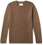 Folk - Patrice Mélange Merino Wool Sweater - Brown