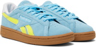 Reebok Classics Blue & Yellow Club C Grounds UK Sneakers