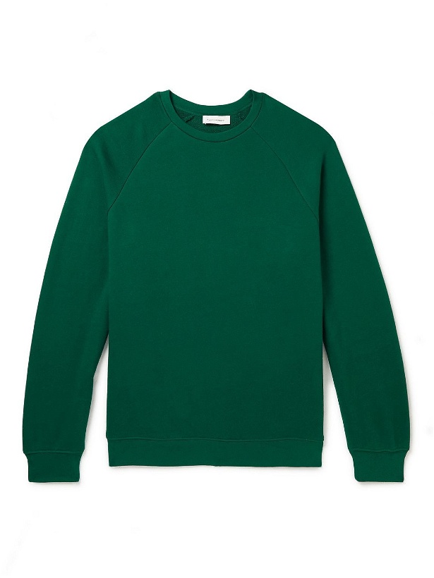 Photo: Ninety Percent - Organic Cotton-Jersey Sweatshirt - Green