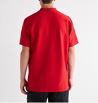 Nike Golf - Tiger Woods Ribbed Dri-FIT Stretch-Jersey Golf Polo Shirt - Red