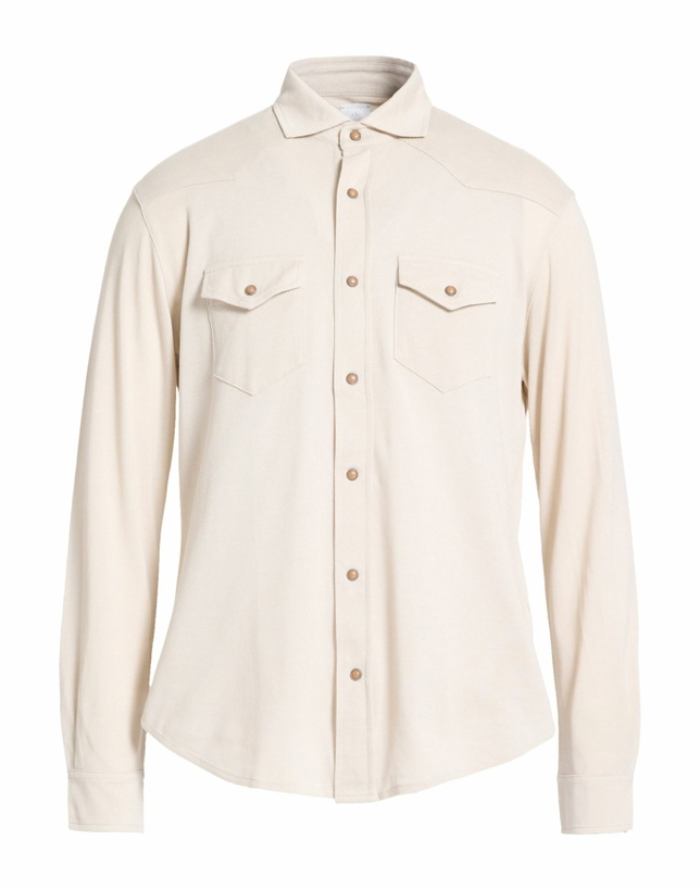 Photo: Eleventy Mens Shirt in Beige