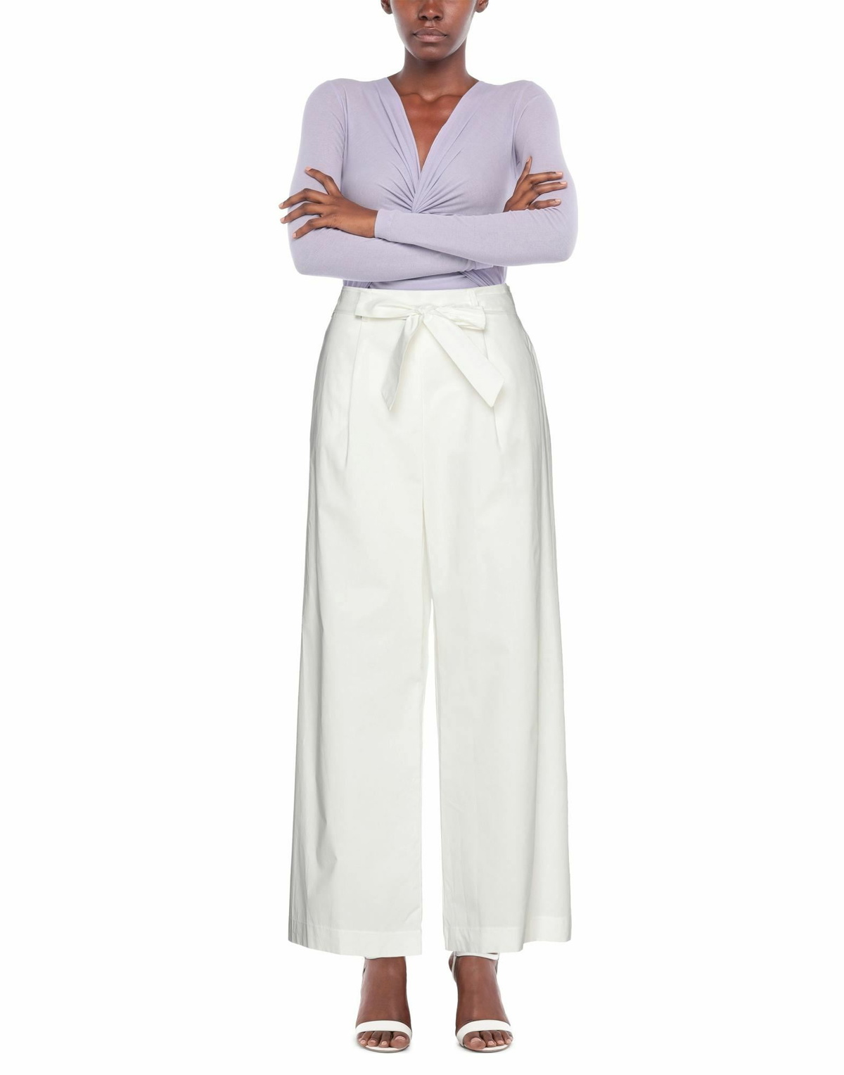 Manila Grace Womens Pants in White