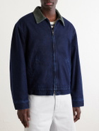 Aimé Leon Dore - Corduroy-Trimmed Denim Jacket - Blue
