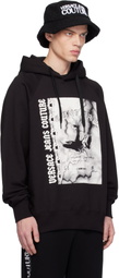 Versace Jeans Couture Black Logo Swan Hoodie