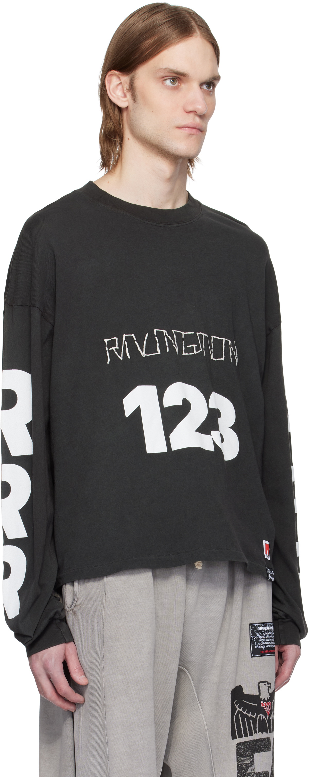 Rivington Roi Rebis Black USO-123 Garden LS T-shirt