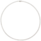 Hatton Labs Silver & White Tennis Necklace