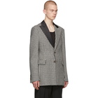 Loewe Black and White 2Bt Houndstooth Jacket