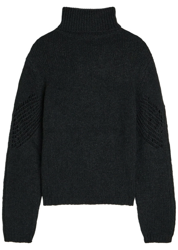 Photo: Our Legacy Cage-knit Merino Wool Jumper Charcoal