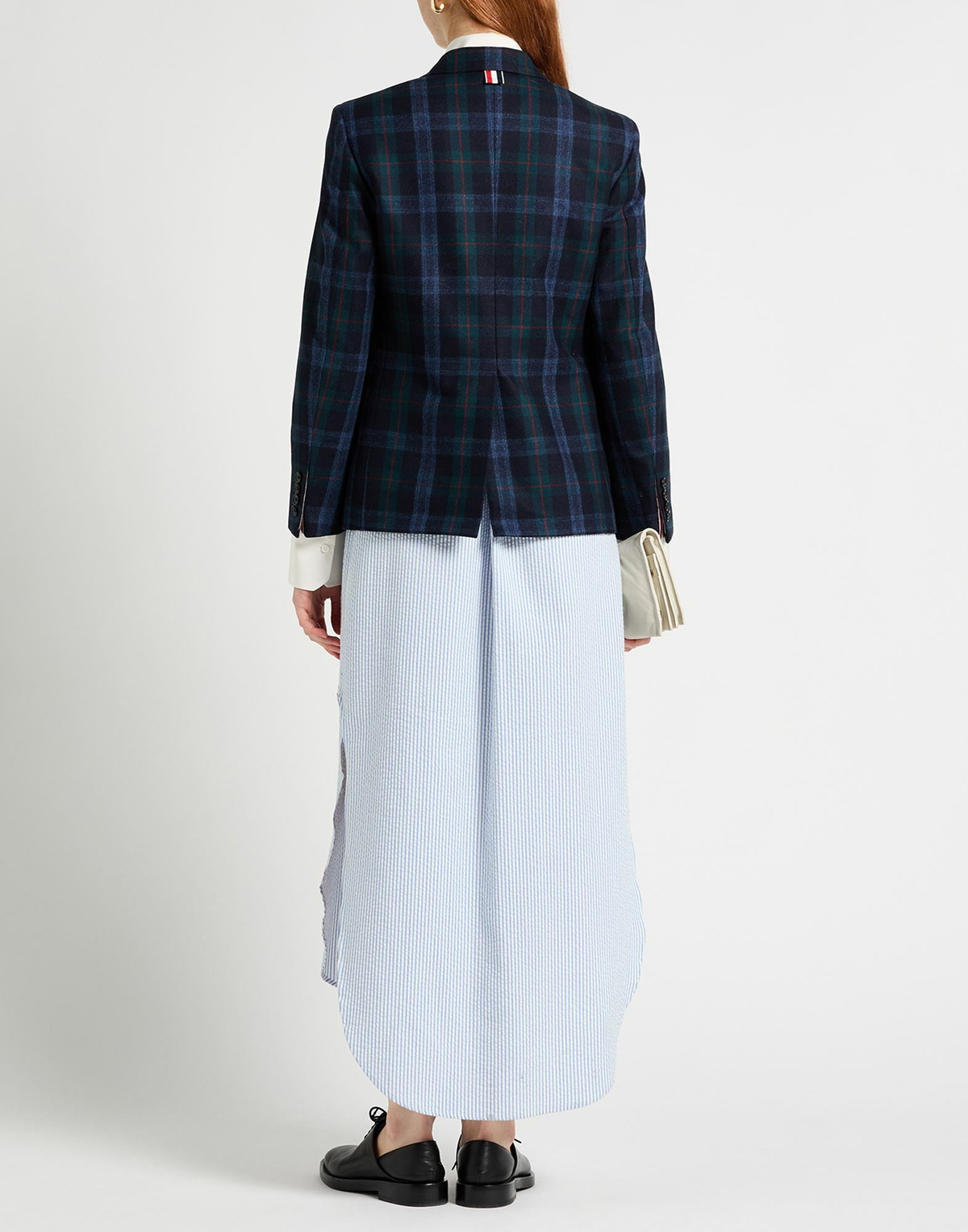 Thom Browne Womens Blazer in Navy