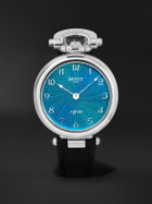 Bovet - Monsieur BOVET Limited Edition Hand-Wound 43mm Titanium and Canvas Watch, Ref. No. AI43032