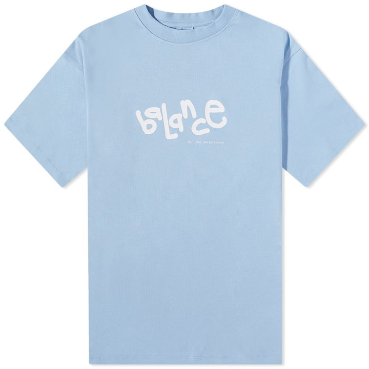 Photo: Objects IV Life Men's Balance Print T-Shirt in Pop Blue