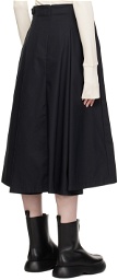 3.1 Phillip Lim Black Pleated Midi Skirt
