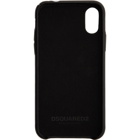 Dsquared2 Black Ecopelle iPhone XS Case