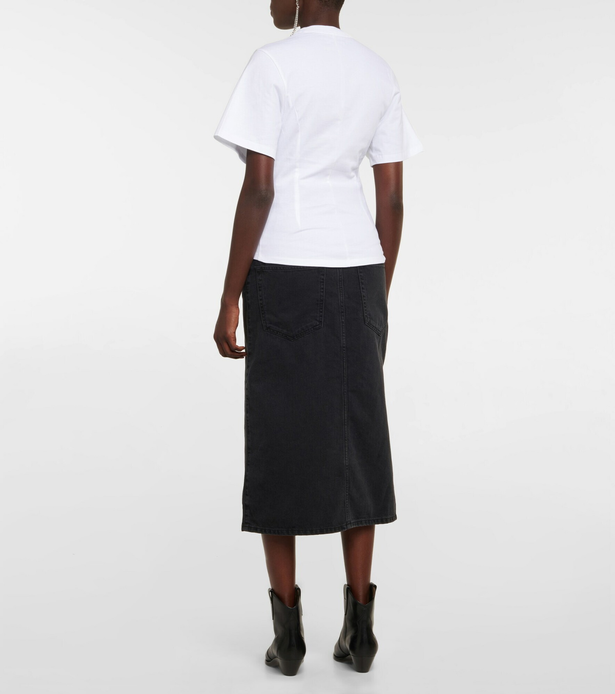 Tシャツ・カットソー ISABEL MARANT 'Zazie' T-shirt Black 23PTS0040FAA1N41I Isabel Marant zazie t-shirt - Black - Women