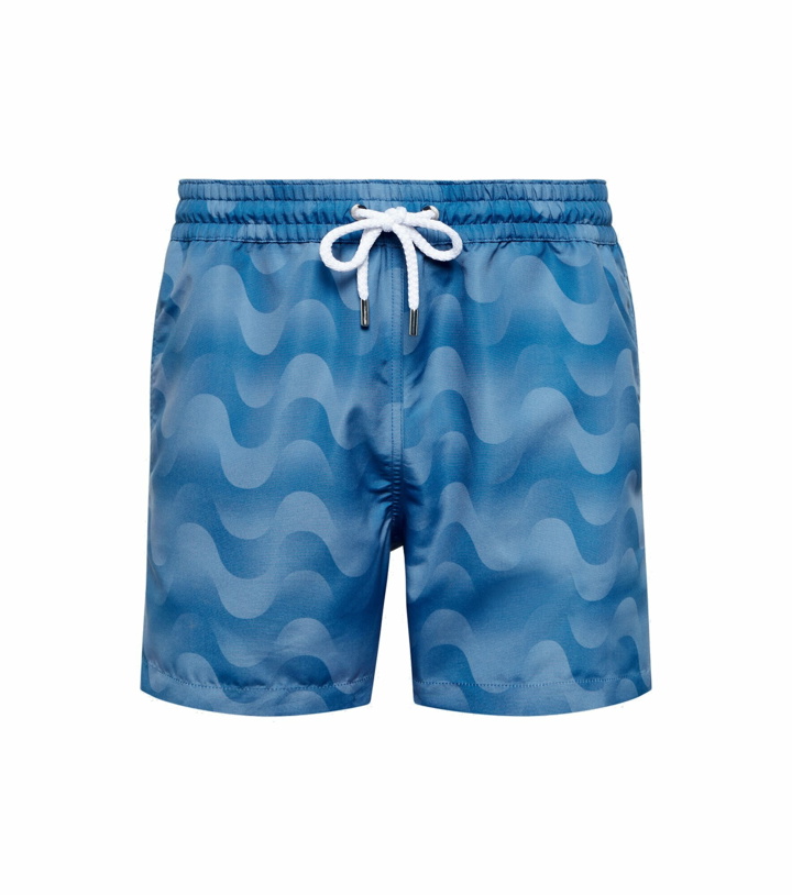 Photo: Frescobol Carioca - Sport Swim printed swim trunks