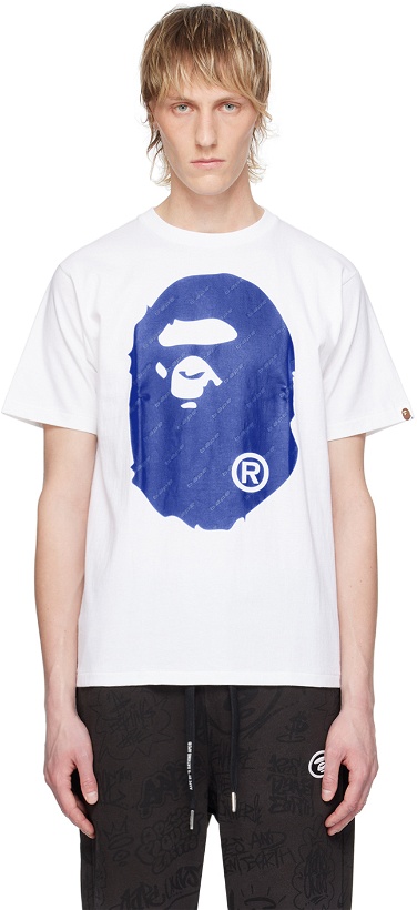 Photo: BAPE White Hexagram Big Ape Head T-Shirt
