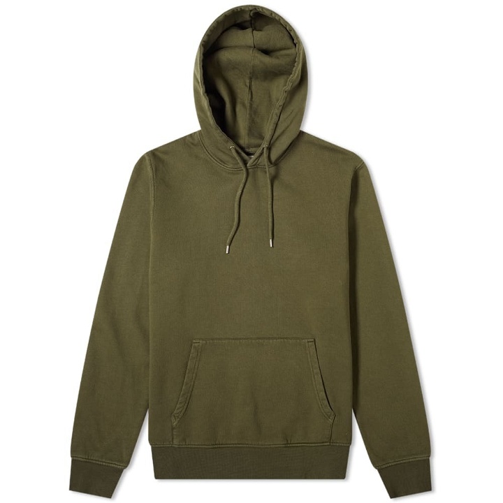 Photo: Colorful Standard Men's Classic Organic Popover Hoody in Seaweed Green