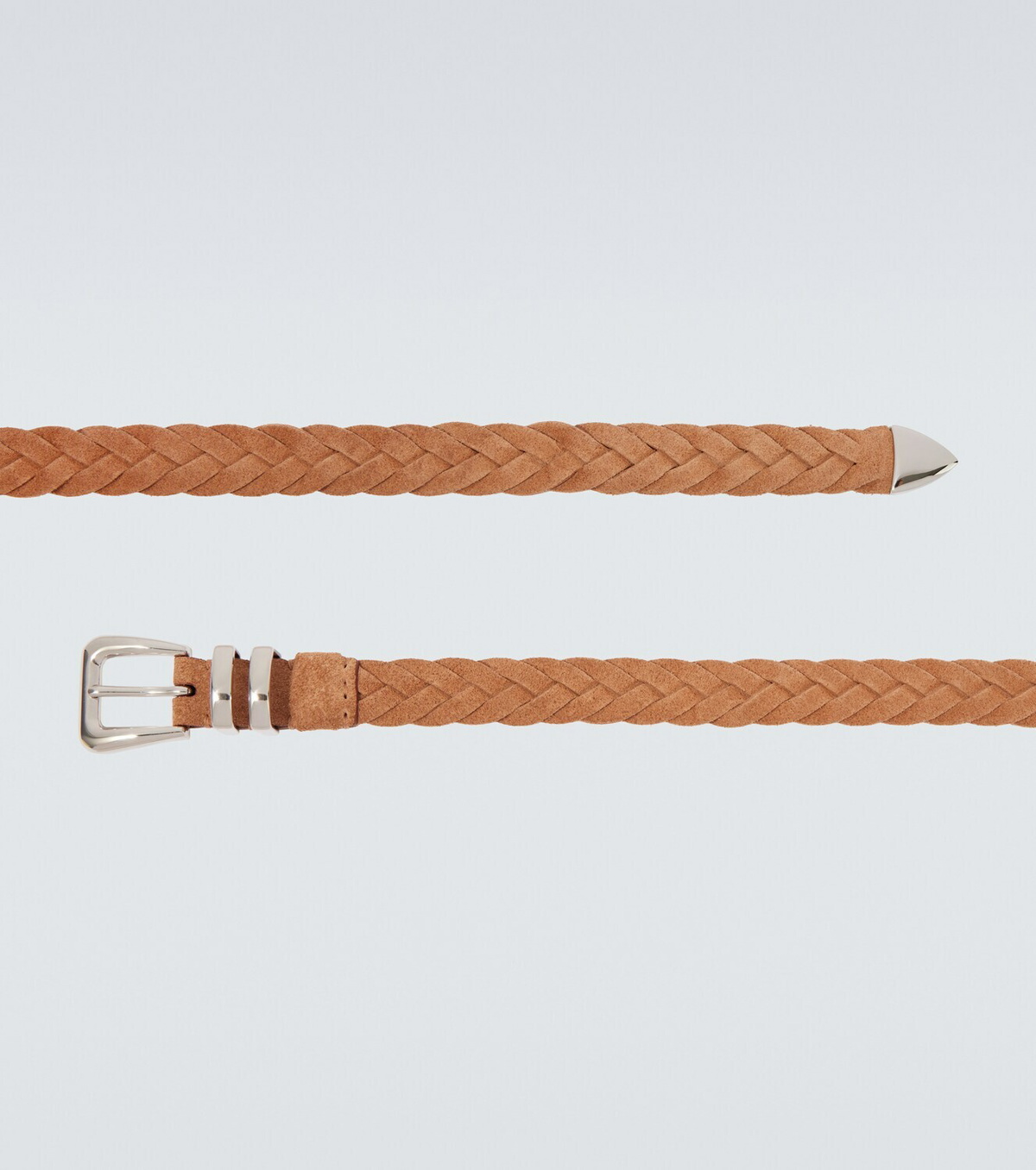 Brunello Cucinelli Braided suede belt