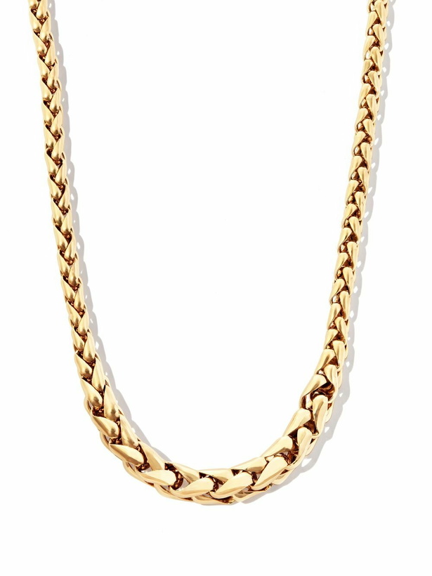 Photo: Lauren Rubinski 14K Yellow Gold Small Twist Chain Necklace
