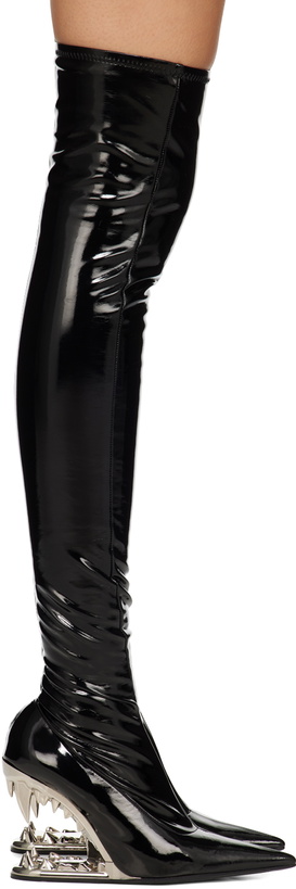 Photo: GCDS SSENSE Exclusive Black Morso Boots