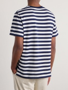 Ralph Lauren Purple label - Striped Cotton T-Shirt - Blue