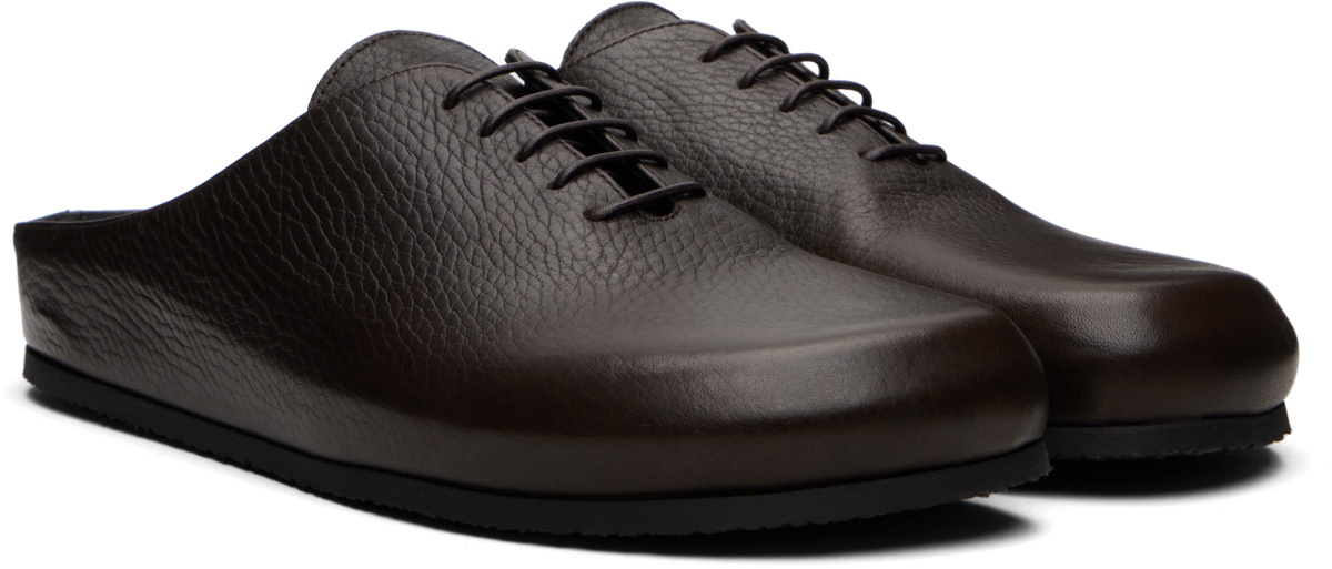 JACQUEMUS Brown 'Les Mules Derbie' Derbys