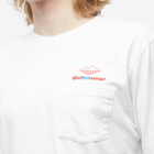 Battenwear Men's Long Sleeve 10th Anniversary Pocket T-Shirt in White