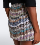 Missoni Knitted lamé miniskirt