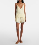 SIR Lace-trimmed silk camisole