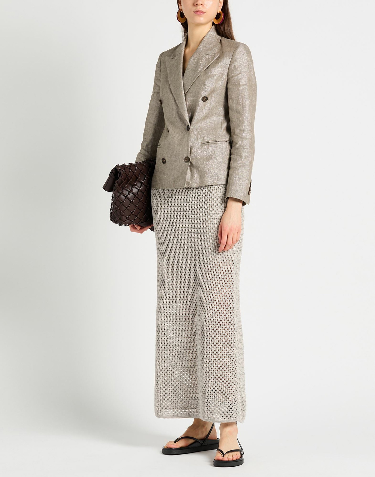Brunello Cucinelli Womens Blazer Khaki