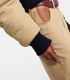 Jean Paul Gaultier Cropped cotton bomber jacket