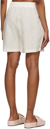 ASCENO Off-White Zurich Shorts