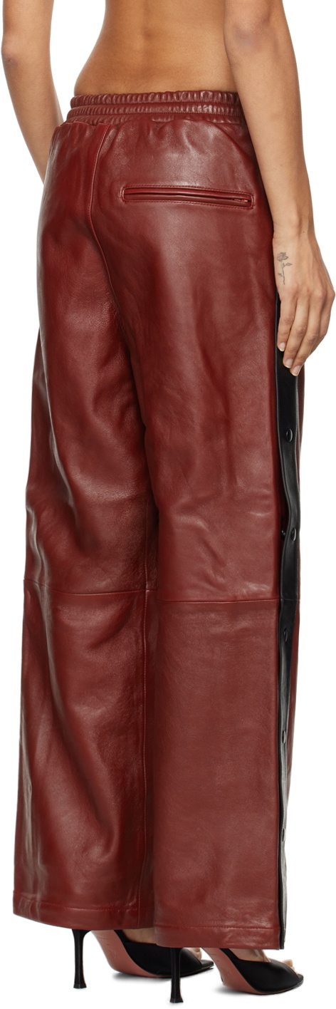 doublet Red Basketball Leather Pants