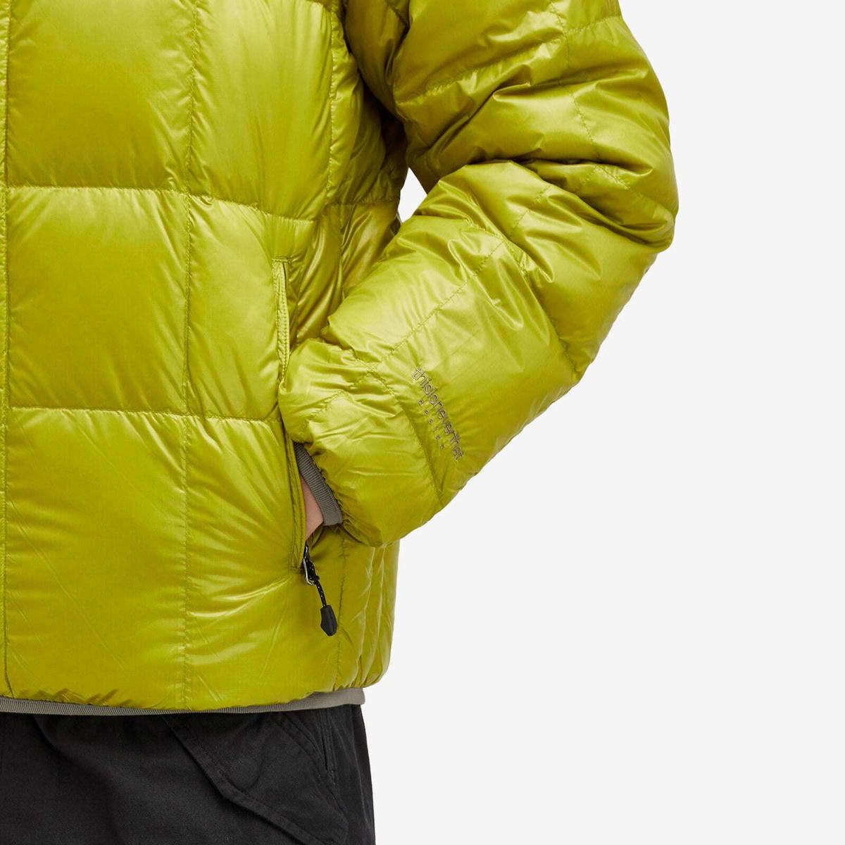 thisisneverthat Men's PERTEX T Down Jacket in Olive Yellow thisisneverthat Men's PERTEX T Down Jacket in Olive Yellow