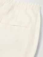 Zegna - Tapered Oasi Linen Trousers - White