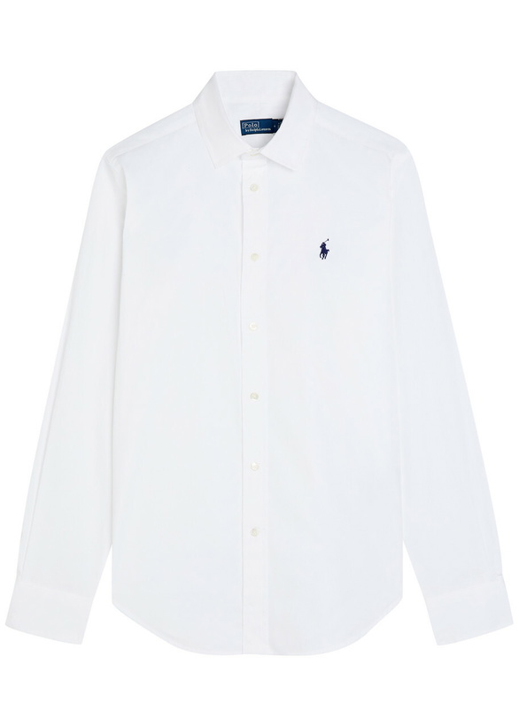 Photo: Polo Ralph Lauren Logo-embroidered Cotton Shirt White