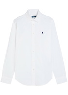 Polo Ralph Lauren Logo-embroidered Cotton Shirt White