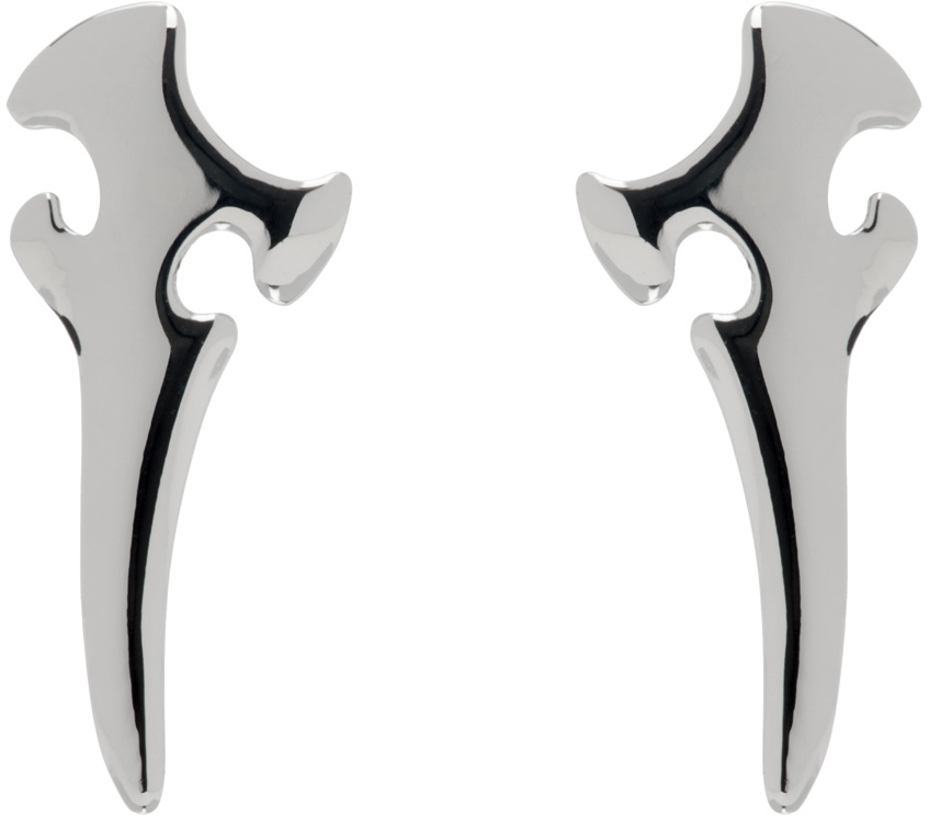 Vitaly Silver Thrash Earrings Vitaly